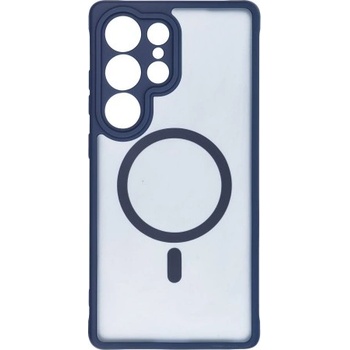 Samsung Удароустойчив калъф кейс Full Matte MagSafe за Samsung Galaxy S25 5G, Син