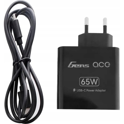 Síťový adaptér Gens ace 65W EU USB-C
