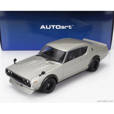 Autoart Nissan Skyline 2000 Gt r kpgc110 Coupe 1973 Silver 1:18