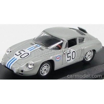 Carrera Best model Porsche 1600gs Abarth N 50 Audusta Gt Race 1964 C.cassel Silver 1:43