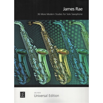 36 More Modern Studies for Solo Saxophone moderní etudy pro saxofon