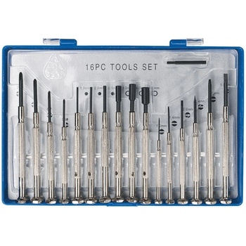 FERVI Отвертка комплект за фина механика Fervi 0829 -SB/PH/SW 16 бр (0829)