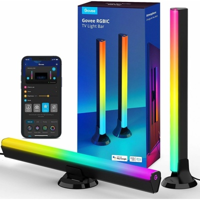 Govee SMART LED RGBIC Panel 38 cm na TV 43 – 70" – 2 ks