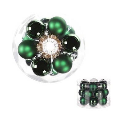 Autronic Ozdoby skleněné barva zelená pr.4 cm cena za 1 18 ks VAK121-4