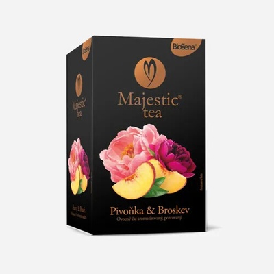 Biogena Majestic Tea pivoňka a broskev 6 x 20 ks