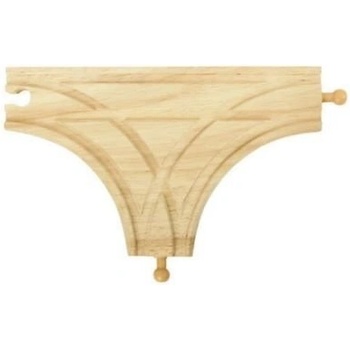 Image 1 of Bigjigs Toys - Дървени ЖП релси - релси Т-кръстовище