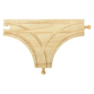 Bigjigs Toys - Дървени ЖП релси - релси Т-кръстовище