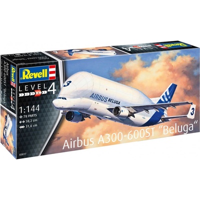 REVELL Plastic ModelKit letadlo 03817 Airbus A300 600ST Beluga18 03817 1:144