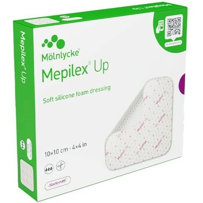 Mepilex Up 10 x 10 cm obväz penový silikónový 5 ks
