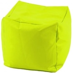 Pufrelax Пуф, 130л. , Табуретка Куб XL - Green neon, Перящ се калъф, Пълнеж от полистиролни перли (PUF-G-CXL-PEX-GRNE)