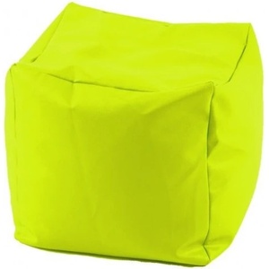 Pufrelax Пуф, 130л. , Табуретка Куб XL - Green neon, Перящ се калъф, Пълнеж от полистиролни перли (PUF-G-CXL-PEX-GRNE)