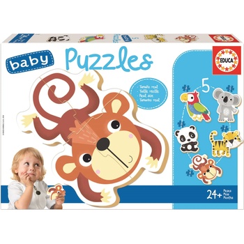 Educa - Puzzle Baby Puzzles Wildlife - 1 - 39 piese