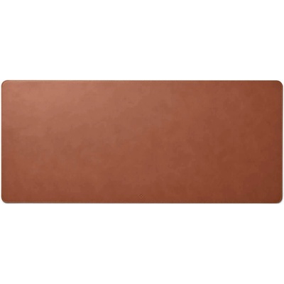 Spigen LD302 Desk Pad - коженa подложка (пад) за мишка и клавиатура (кафяв)