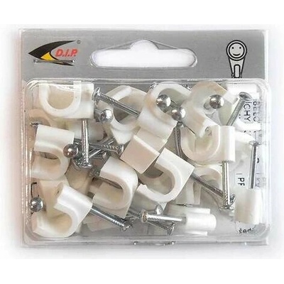 Příchytka kabel.8mm kul.30ks