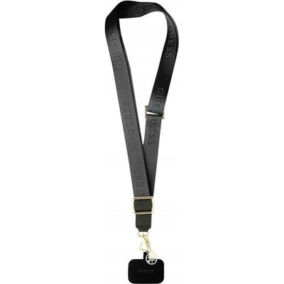 Šňůrka na krk Černý Guess na telefon Univerzální popruh – Zbozi.Blesk.cz