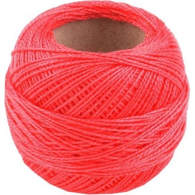 Vyšívací příze Perlovka Niťárna Varianta: 3262 Poppy Red, Balení: 10 ks
