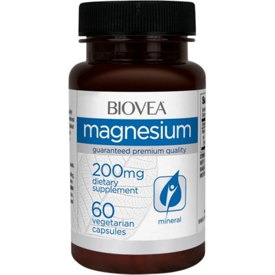 Biovea Magnesium, 200 mg, 60 капсули, Biovea (4407)