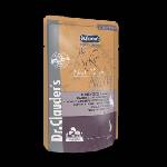 Dr.Clauder's Pouches rabbit and liver - Храна за котки в пауч със заек и черен дроб, 100 гр