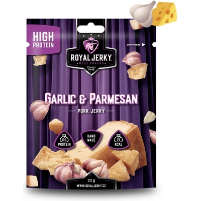 Royal Jerky vepřové česnek/parmazán 22 g – Hledejceny.cz