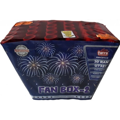 Ohňostroj Baterie výmetlic FAN BOX 2 30 ran 4 1 Čína U7322