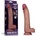 Lovetoy Sliding Skin Pro II Dual Layer Silicone Dong 10" Flesh