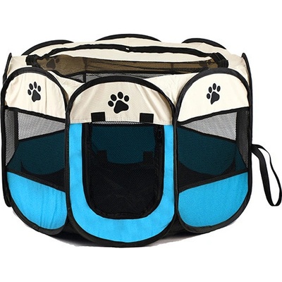 RB-nakuplevne Látková ohrádka pro psy kočky a drobná domácí zvířata 74 x 74 x 47 cm