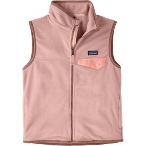 Patagonia Детски поларен елек Patagonia Kid's Micro D Snap-T Vest Fleece vest - Fuzzy Mauve - размер XS (703-6943-0511)