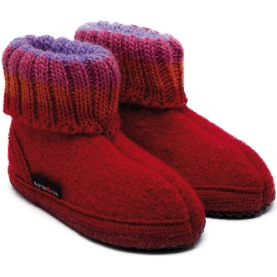 Haflinger Детски пантофи Haflinger Kids Paul Slippers - Brick Red - размер 27 (EU) (702-0173-0521)