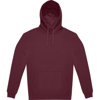 B&C mikina s kapucí B&C ID.223 Hoodie unisex COT01I22337000 burgundy