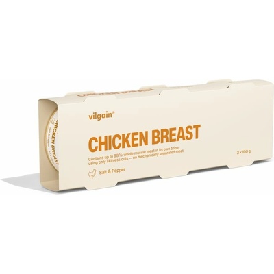 Vilgain Kuracie prsia so soľou a korením 3 x 100 g
