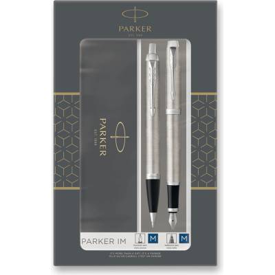 Parker IM Stainless Steel CT sada plnicí a kuličkové pero 1501/2583058