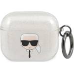 Karl Lagerfeld Калъф Karl Lagerfeld KLA3UKHGS Glitter Karl`s Head, за Apple AirPods 3 (KF000836-0)
