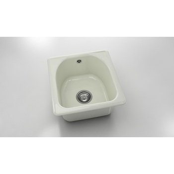 Image 1 of FAT Мивка Classic 217, Polymer marble, 02 Полярен гранит, с включен сифон