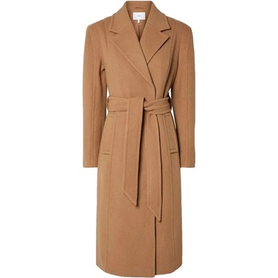 YAS Палто Yas Kali coat - Brown (Tobacco Brown)