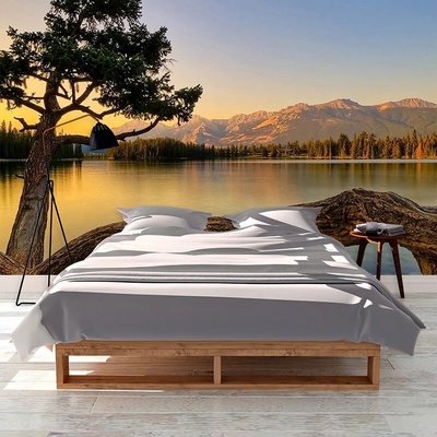 Sablio Tapeta Strom pri jazere, rozmery 336x220 cm