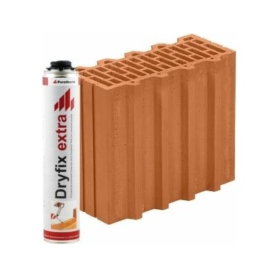 Wienerberger Porotherm 30 Profi brúsená tehla 1/2 Lepenie tehál: na lepiacu maltu (malta v cene)
