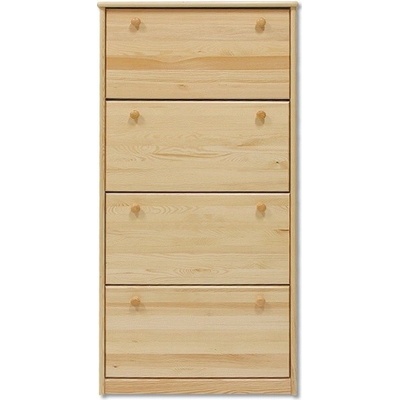Drewmax SB110 - Dřevěný botník 72 x 29 x 150 cm