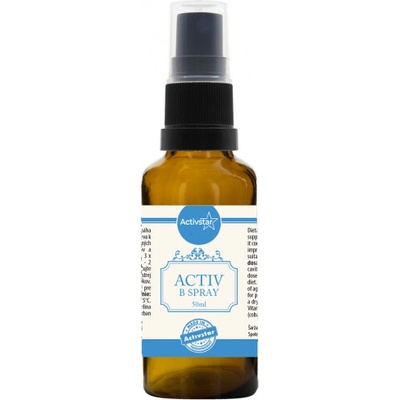 Activstar B spray vitamín B6, B9, B12 trávení, správná nervová činnost 50 ml