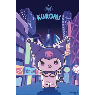 Plagát, Obraz - Hello Kitty - Kuromi Ambition, 61 × 91.5 cm