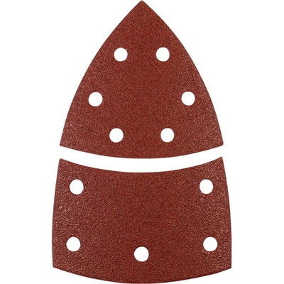 kwb 496108 brúsny papier pre delta brúsky Zrnitosť 80 (d x š) 62, 93 mm, mm x 100 mm 5 ks