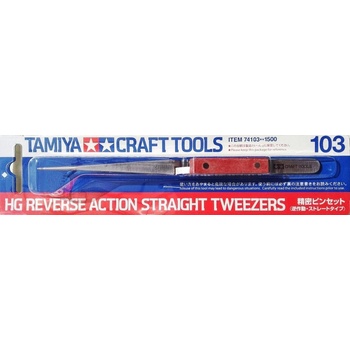 Tamiya HG Reverse Action Straight Tweezers