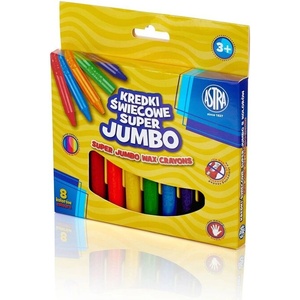 Astra Комплект восъчни пастели, Astra, Jumbo, 8 цвята (AS316118002)