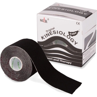 Nasara Kinesio tejp čierna 5 cm x 5 m