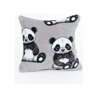 MKLozkoviny.sk mikroplyš Exclusive Panda 40 x 40 cm