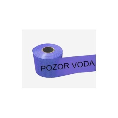 Anticor Fólie s potiskem 613 POZOR VODA 300 mm x 100 m, modrá 6132300100624
