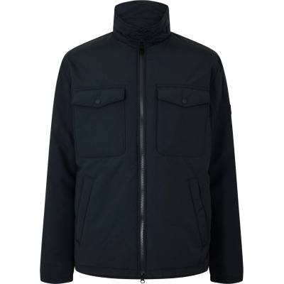 Barbour International Риза с дълъг ръкав Barbour International Men's Distill Quilted Long Sleeve Overshirt - Black BK11