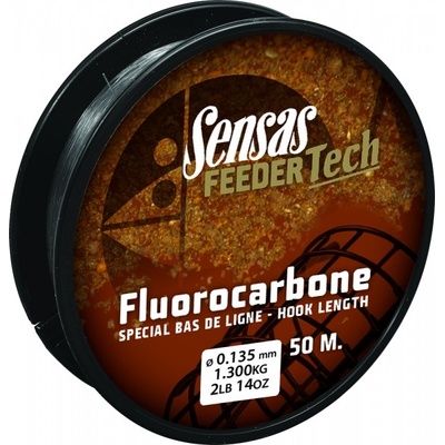 Sensas FEEDERTECH Fluorocarbon 50 m 0,156 mm