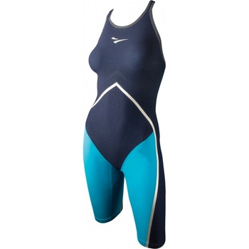 Finis Rival Open Back Kneeskin navy/Aqua