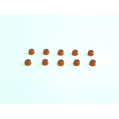 Xceed 103338 Aluminium M3 nylock nut Orange 10