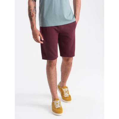 Ombre Clothing Основни мъжки спортни панталони в цвят бордо Ombre Clothing Ombre Clothing | Cherven | МЪЖЕ | 34/32